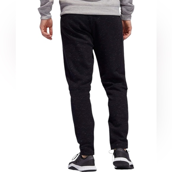 adidas Men’s Post Game Tapered Fleece Track Pants Joggers with Side Ankle Zips - Picture 3 of 16